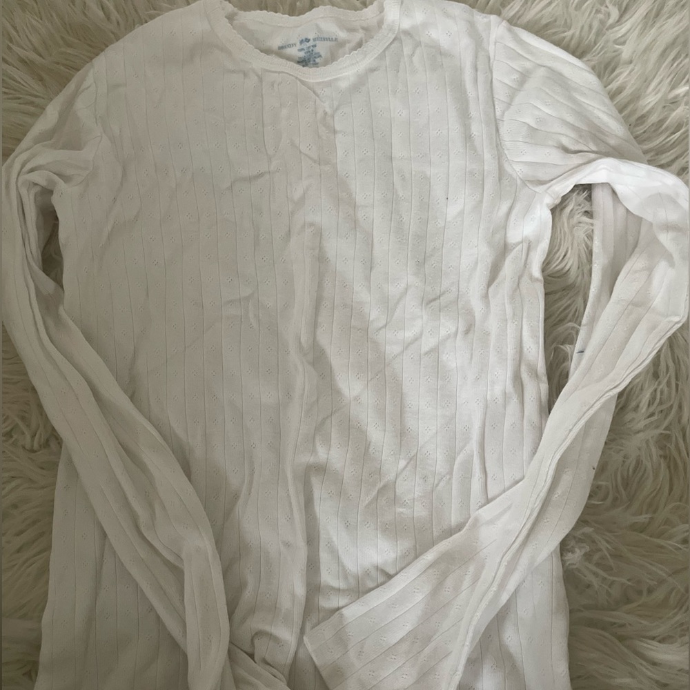White brandy melville long sleeve